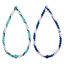 Chew Necklaces for Sensory Kids, 2 Pack Chewy Necklace Sensory to Reduces Anxiet
