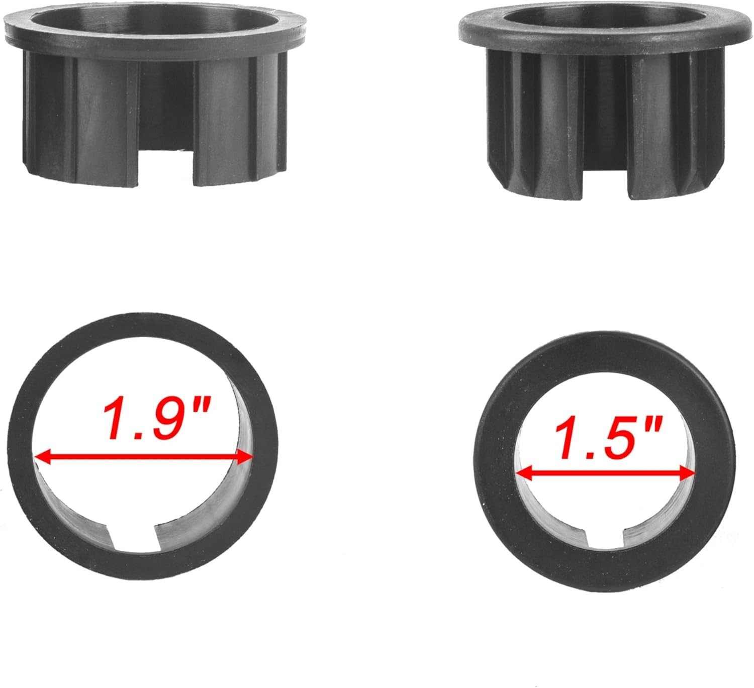 Patio Umbrella Base Umbrella Clamp Mount Bracket for Deck Railing, Flat Mount