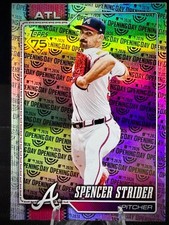 2026 Topps Series 1 - Spencer Strider #79  - Opening Day Rainbow Foil