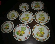 8 Plastic Little Toddler Holly Hobby Toy Plates Cute 382