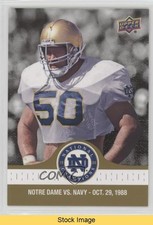 2017 Notre Dame 1988 Championship Gold Chris Zorich Dee-Fense! #66 READ c6x