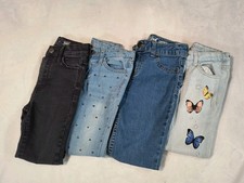 Girls Jeans Size 6 6X Cat  Jack Old Navy Vigoss Skinny Straight Denim Lot of 4