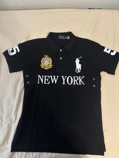 Polo Ralph Lauren Custom Slim Fit New York Polo Shirt Men  s M