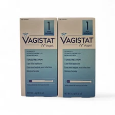 2Pack Vagistat 1 Day Single-Dose Infection Treatment Antifungal Ointment Ex 5/26