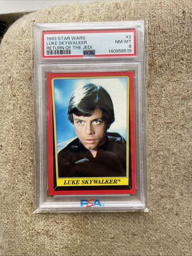 1983 Topps Star Wars Return Of The Jedi 2 Luke Skywalker PSA 8 Near Mint