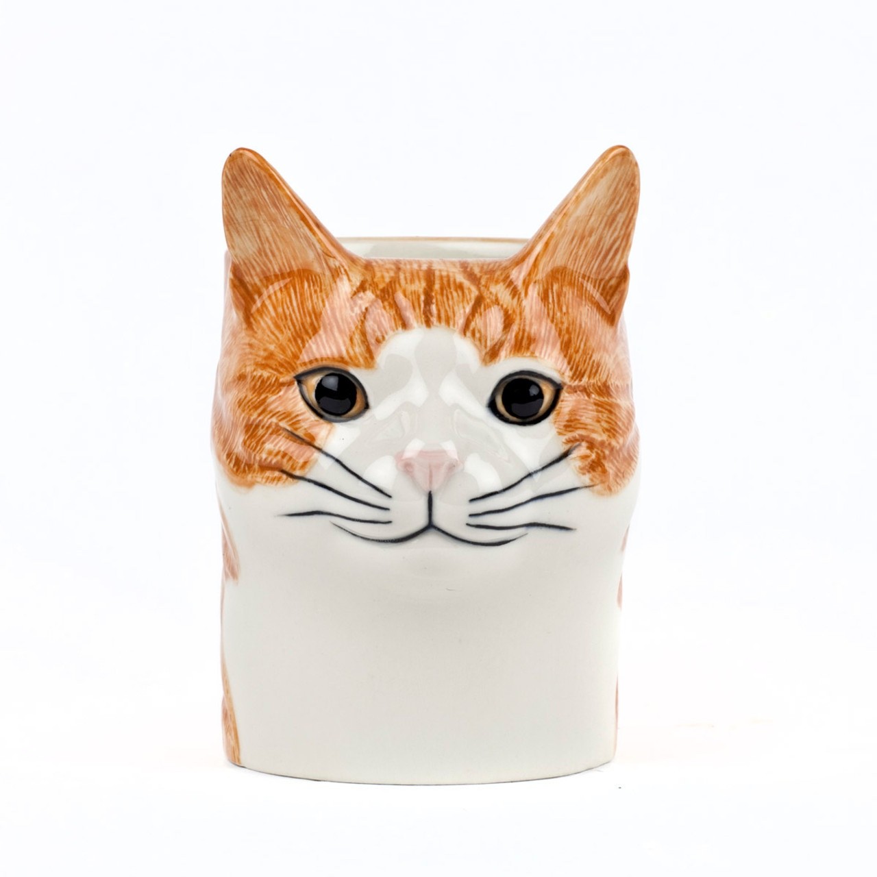 Quail Ceramics  Pencil Pot Cat Squash