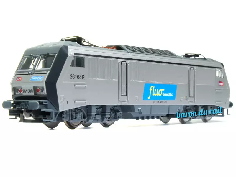 Motrice BB 26168R Fluo Grand-Est PIKO HO : haute précision miniature SNCF époque VI de prestige