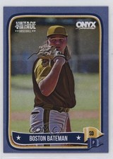 2024 Onyx Vintage Extended Blue Bordered /35 Boston Bateman #OVBOBA 10w8