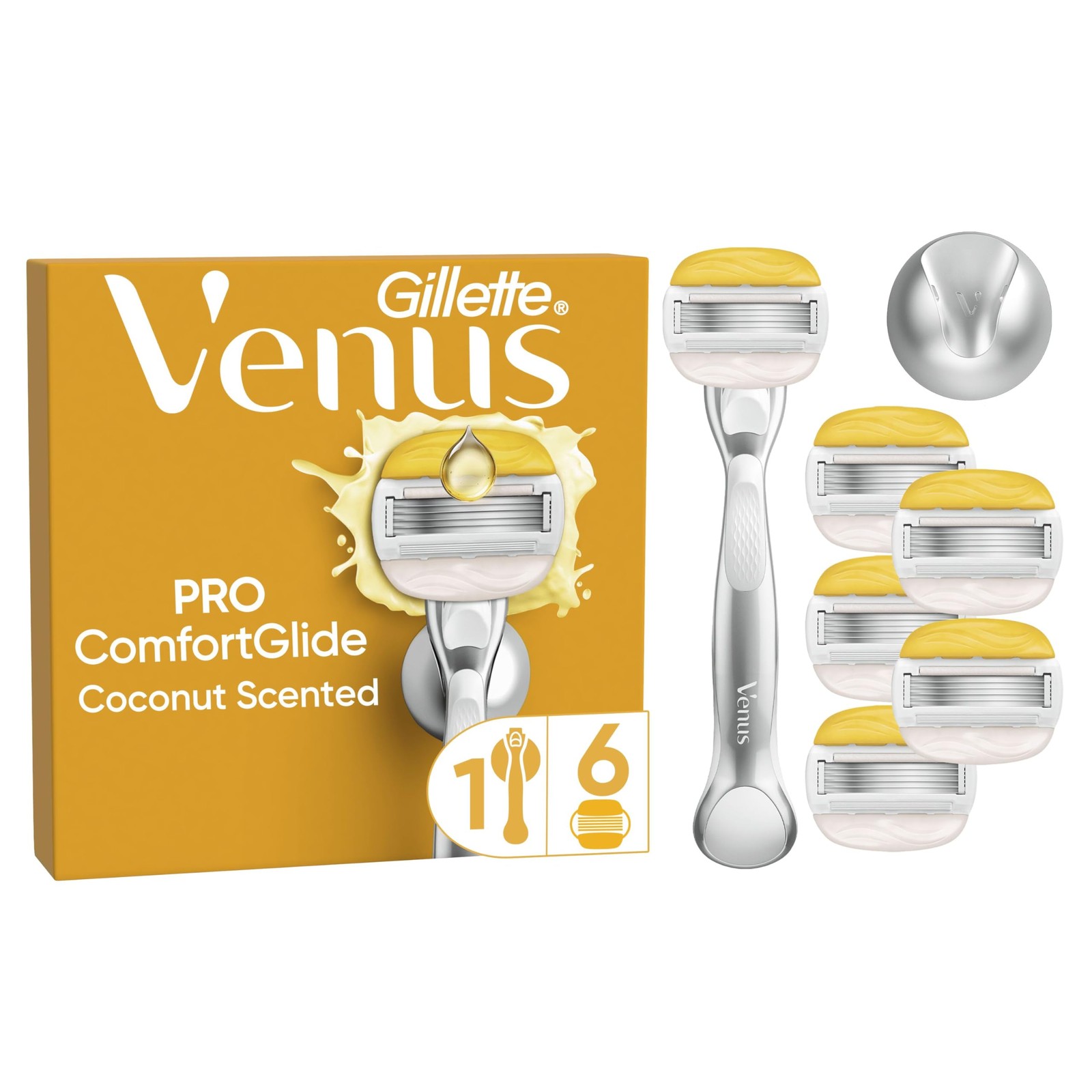 Rasoio Gillette Venus Pro ComfortGlide Coconut: Eleganza e 5 Lame