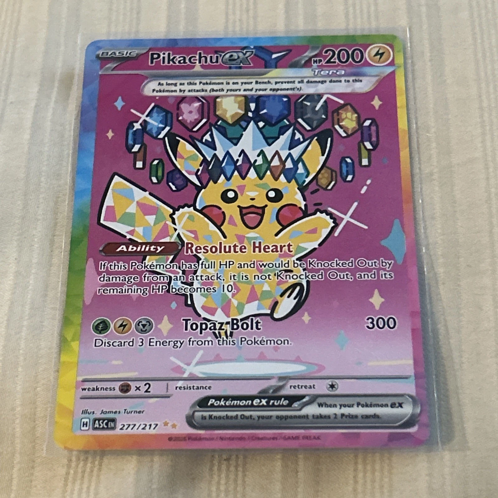 Pikachu ex - Ascended Heroes #277 Price & Value ($329.91) | PokeScope