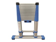 Zarges Compactstep Télescopique Échelle & Stabilisateur Barre 3.2m Largeur 500mm