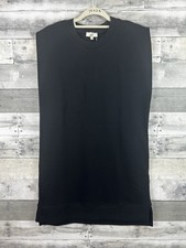 Entro Women’s Small Black Sleeveless Sweater Dress With Pockets