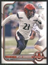 2022 Bowman University #16 Myjai Sanders Cincinnati Bearcats TW2114