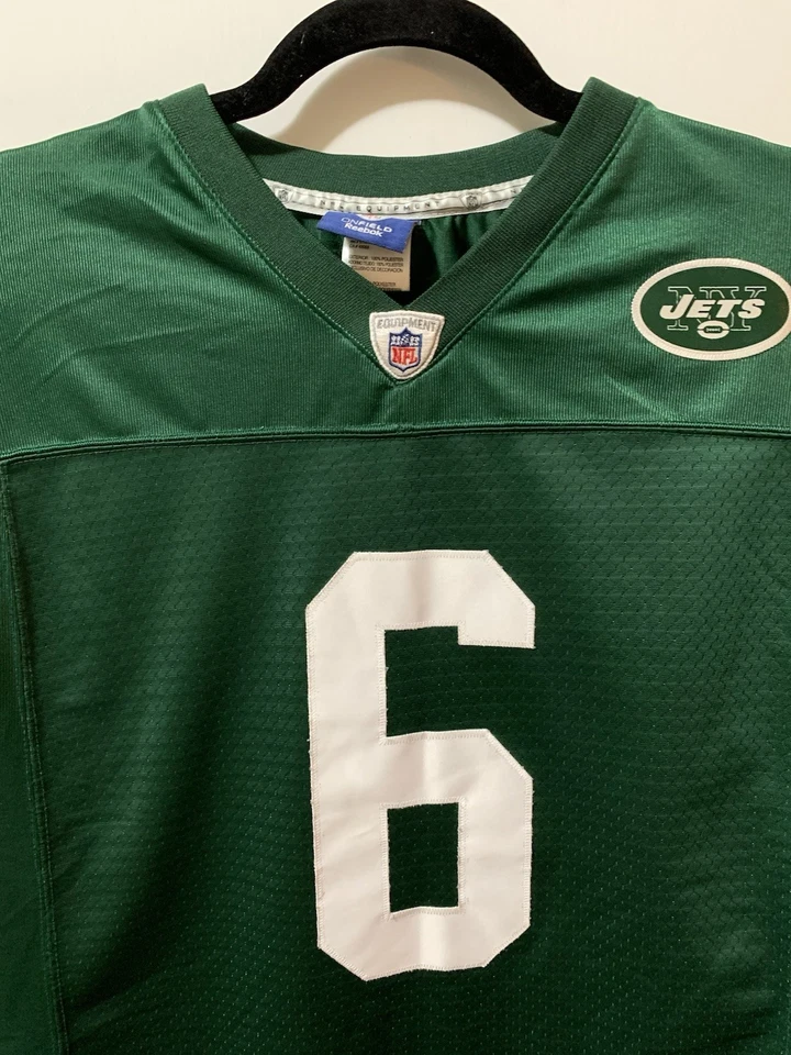 Camiseta Mark Sanchez Jóvenes Niños Grande Verde New York Jets Reebok On Field NFL Niño Foto 3 de 4