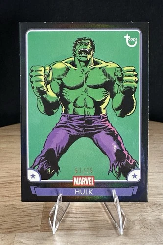 Hulk Black 67/75 2026 Topps Marvel Captain America Brooklyn Collection.