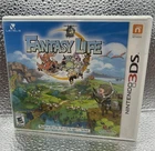Fantasy Life Nintendo 3DS Level 5 RPG Adventure Multiplayer Manual Original Case