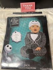 Nightmare B4 Christmas Jack Skellington Infant Baby Halloween Costume Sz 6-12M
