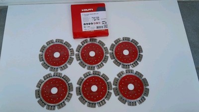 HILTI 6 Stück Hartbeton Diamantscheiben 125/22 SPX-SL (6) Trennscheiben NEU!!