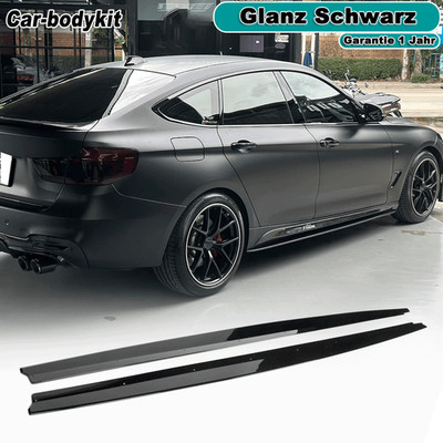 Schweller Seitenschweller Glanz Schwarz Passt für BMW 3-Series GT F34 Saloon