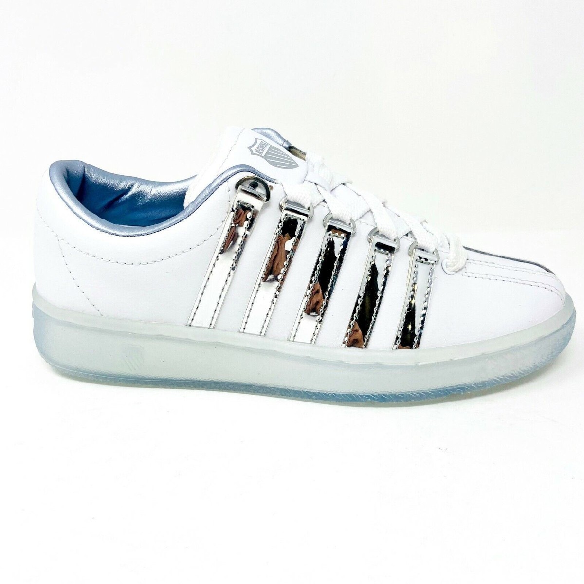 セール中！k's-shop K Swiss Classic 2000 White Silver Kids Size 6 Sneakers 86564 155