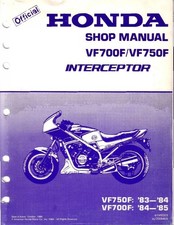 Honda Interceptor VF700F VF750F 83-85 Shop Manual