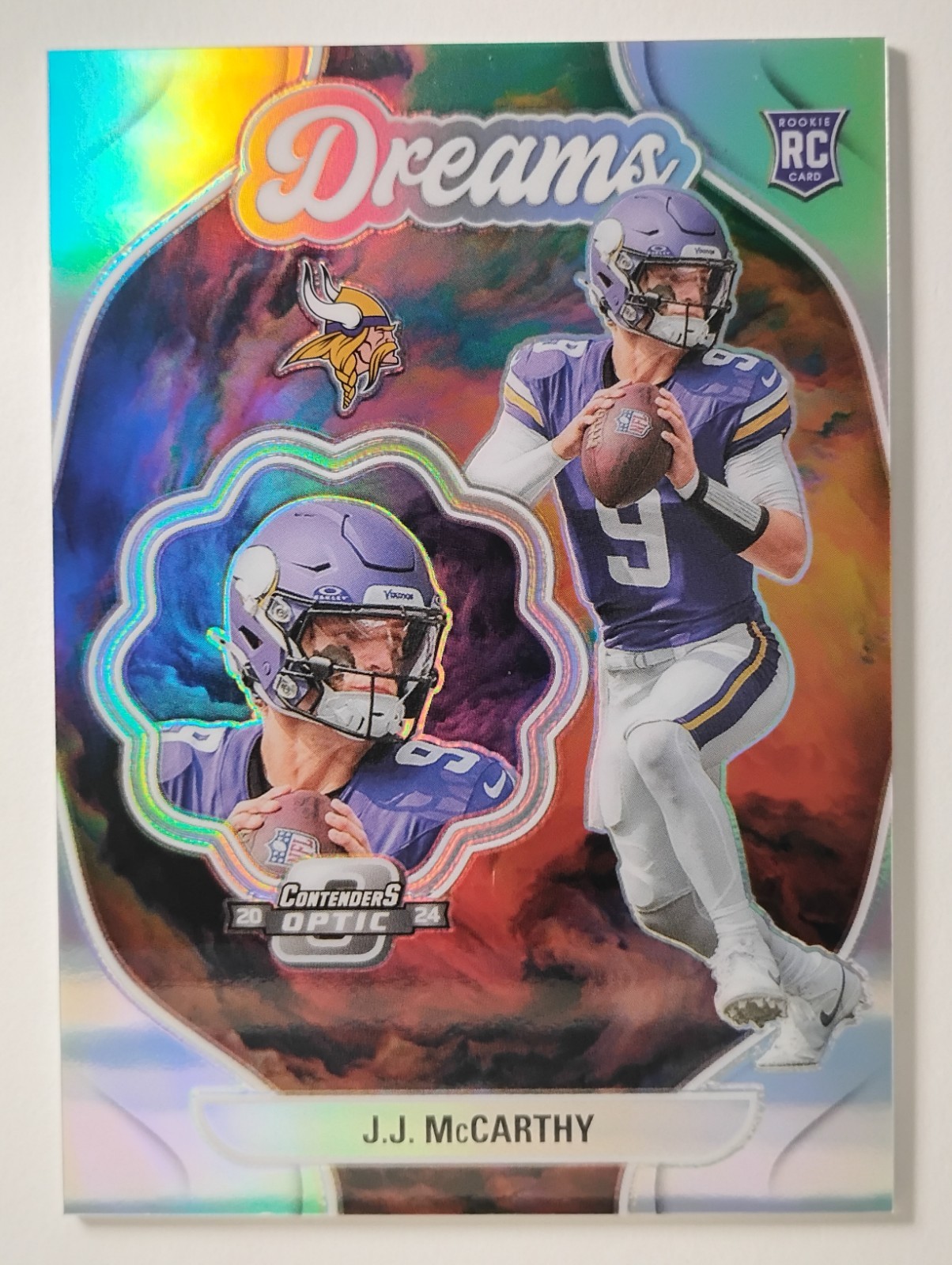 2024 Panini Contenders Optic Dreams JJ McCarthy #DJMY Minnesota Vikings SKOL!!