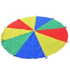 Parachute for Kids 6' with 9 Handles Game Toy for Kids Play