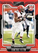 Demetric Felton 2021 Panini Playbook #194 RC Cleveland Browns