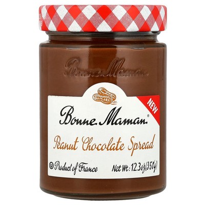 Bonne Maman 12.3 oz. PEANUT CHOCOLATE Spread Topping Product of France BB 5/2026