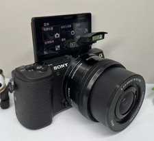 Sony Alpha a5100 24MP Mirrorless w/ 16-50mm Lens Digital Camera English -95 NEW
