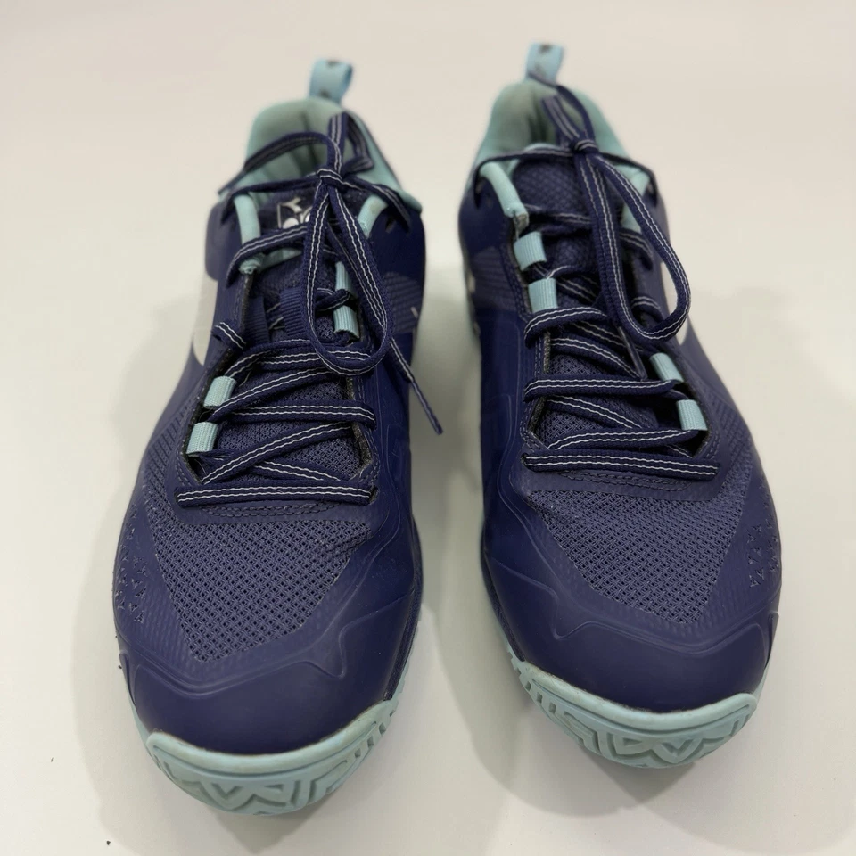 Diadora Blushield Torneo 2 Ag Tennis Blue Sneakers Sz 7.5 Athletic Shoes 179503 - Image 3 of 4