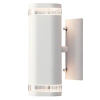 AußEn-Wandstrahler Modena Up/Down Single, 2X GU10 Max. 35W, Weiß, Aluminium / Ac