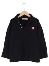 DONALDSON Kinder Pullover Gr. 128 Schwarz Mickey Mouse Stickerei