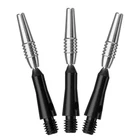 GLD Products Black Set of 3 Spinster Rotating Dart Shafts