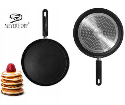 Antihaft Pfannkuchenform 24 cm / 26 cm Crepe Bratpfanne Induktion Meyerhoff Basic