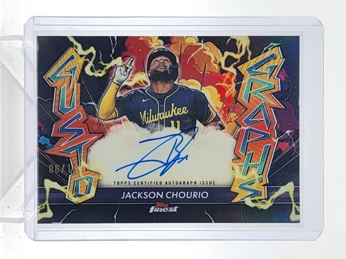 2026 Topps Finest Jackson Chourio Black (RAW)