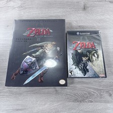 Factory Sealed Nintendo GameCube Zelda Twilight Princess And Strategy Guide New