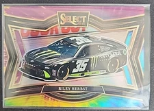 Riley Herbst 2025 Panini Select Racing NASCAR Tie-Dye Prizm #165 Pit Road #02/25