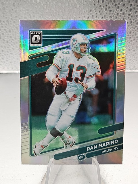 2021 Donruss Optic Football Dan Marino Miami Dolphins Silver Prizm #63