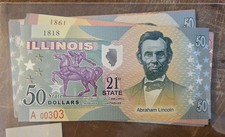 Lot of 35 State Fantasy Uncirculated Banknotes