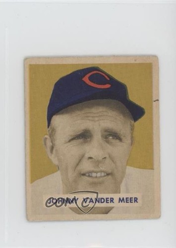 Johnny Vander Meer #128 1949 Bowman card