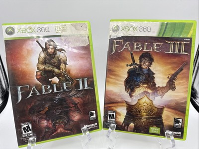 Fable II 2 and Fable III 3 (Microsoft Xbox 360) 2 Disc Lot Both Complete CIB
