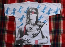 Ultra Rare 1994 WWF Bret Hart All Over Print Shirt  AOP