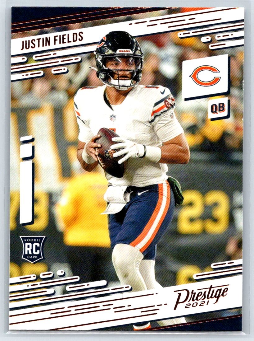 Justin Fields 2021 Panini Chronicles Prestige Rookies Update #203