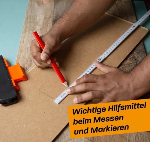 Verlegeset für Parkett & Laminat Abstandshalter Schlagklotz Werkzeug Parkett - Bild 6 von 18