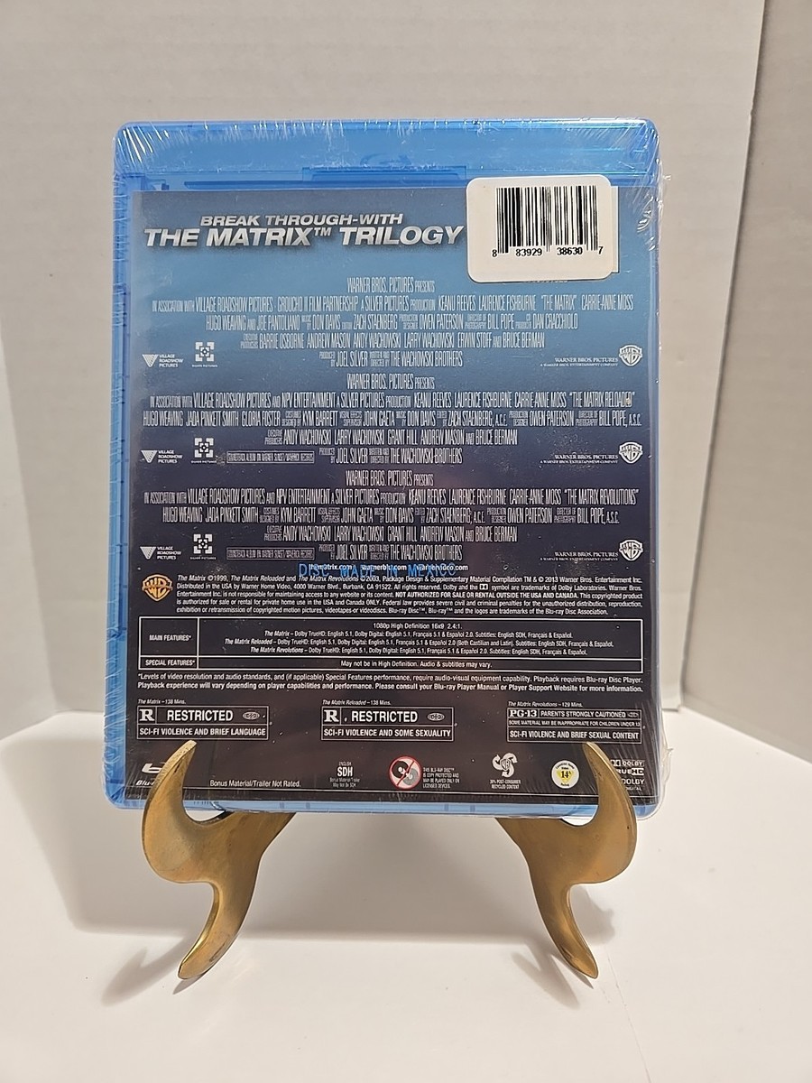 The Matrix the Matrix Reloaded the Matrix Revolutions (Blu-ray