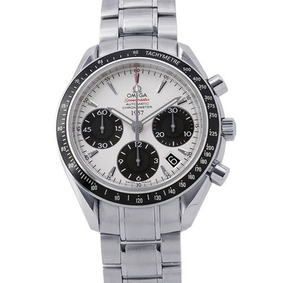 Omega Speedmaster Date Japan Limited 2009 323.30.40.40.02.001 Watch Men White Di