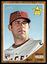 2011 Topps Heritage Jordan Walden Rookie Los Angeles Angels #194