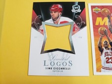 Dino Ciccarelli Capitals 2007 - 2008 UD The Cup Limited Logos Blank Back