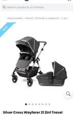 Silver Cross Wayfarer 21 2in1  Travel System